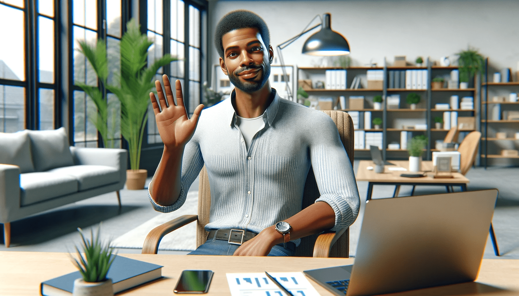 An image depicting the ideal candidate for a remote job