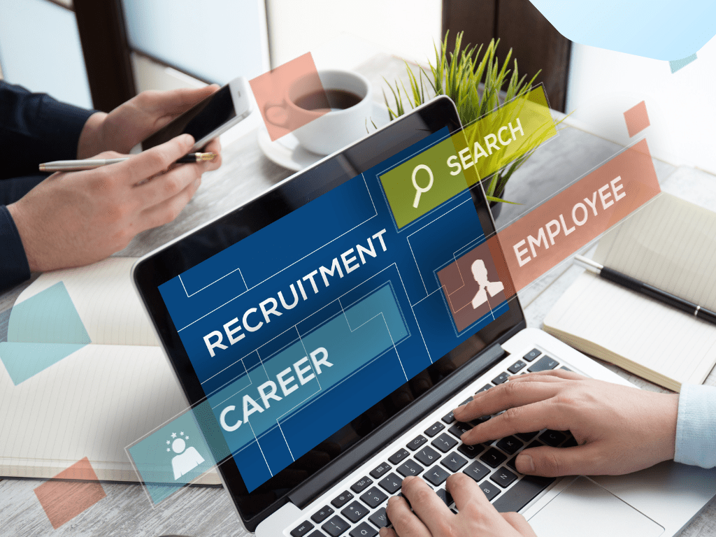 Hands on Computer with recruitment keywords
