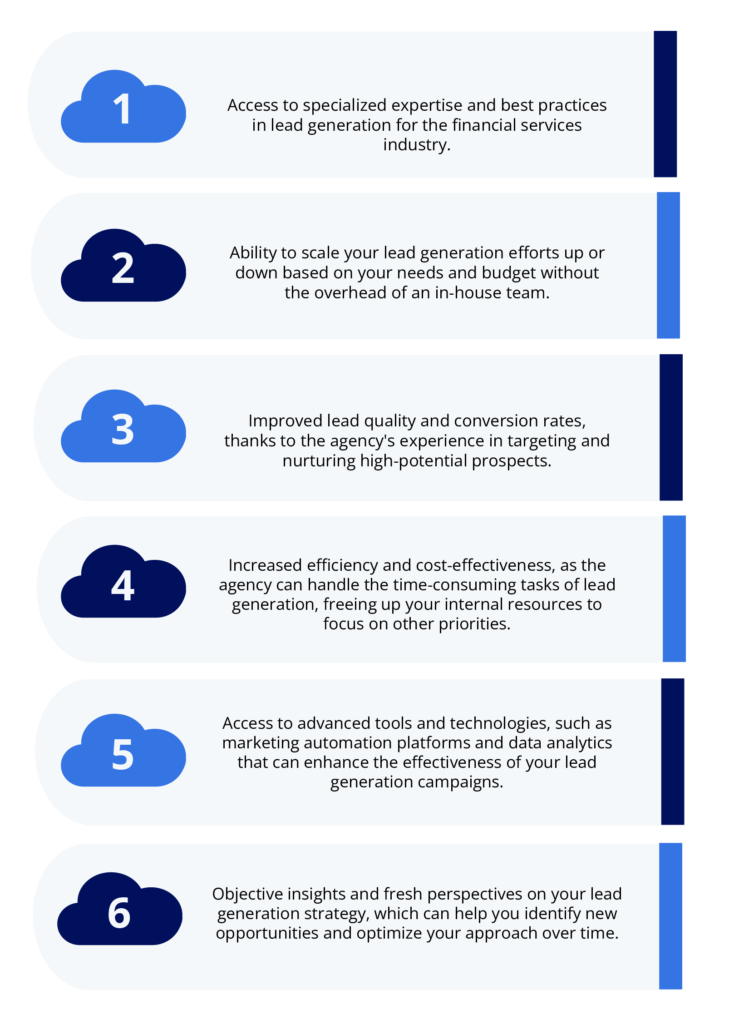 Benefits of Hiring an Agency for Lead Generation in Financial Services