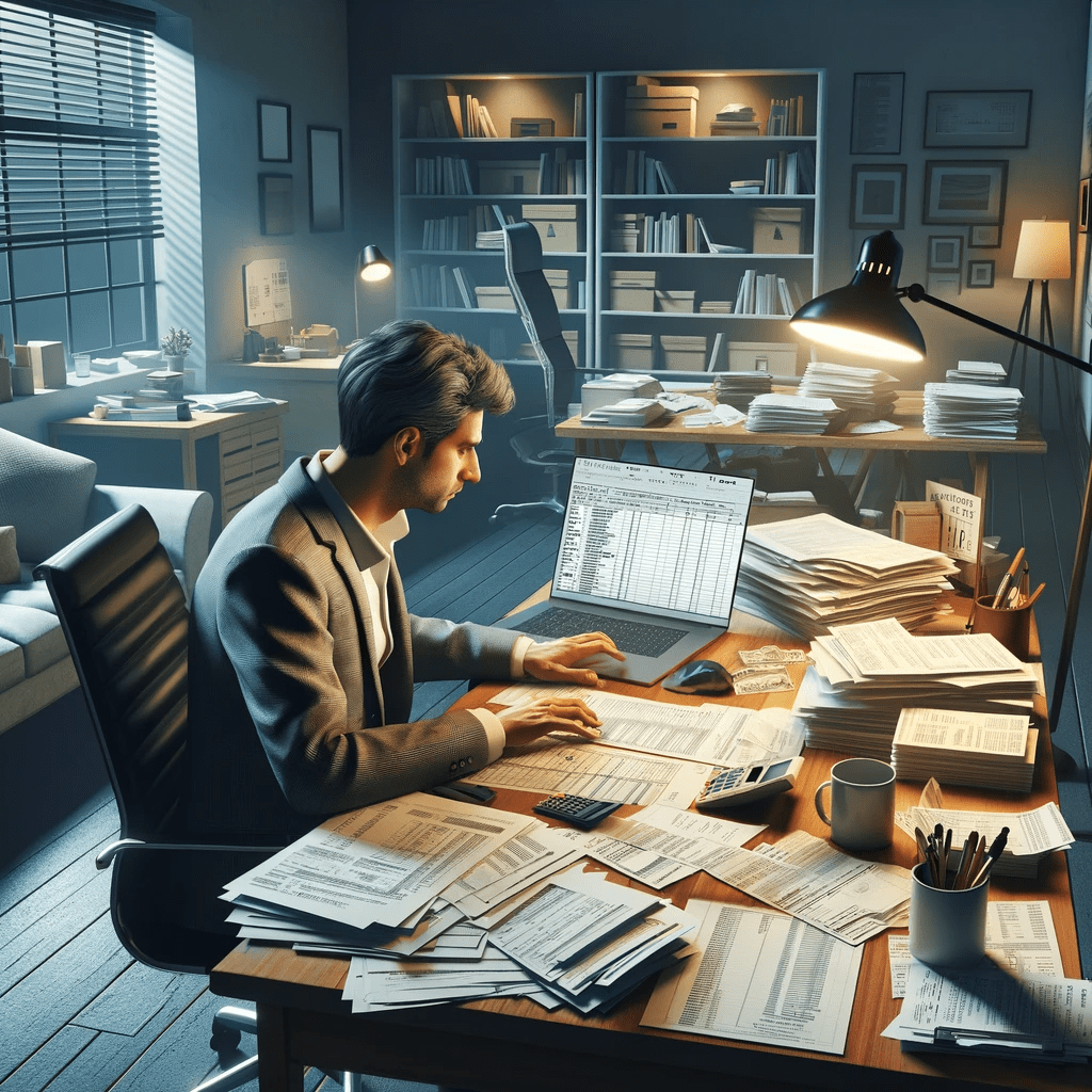 A remote worker trying to file taxes for cross-border hiring according to their own tax rules, while they deduct expenses related to home office expenses.