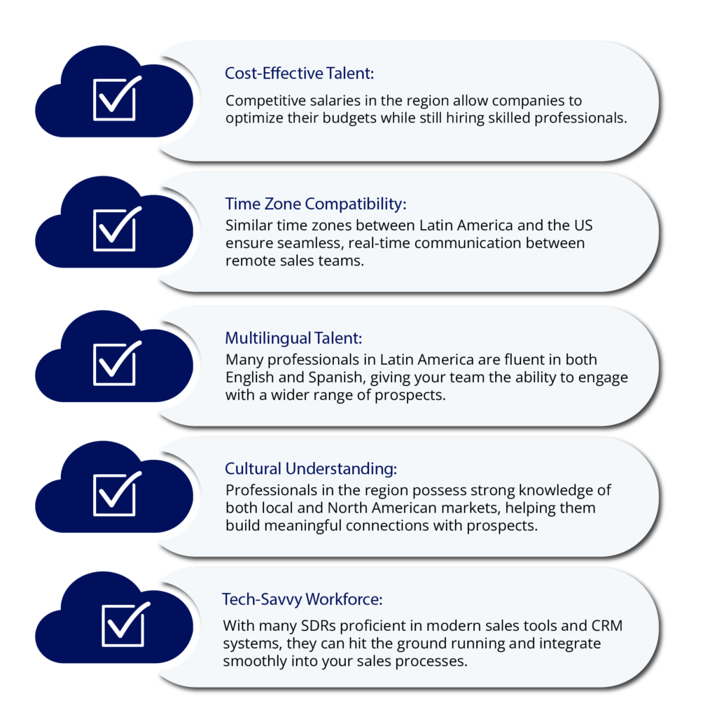 Benefits of Hiring Remote SDRs from Latin America