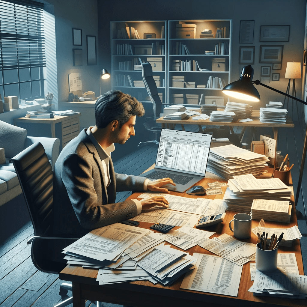 A remote worker trying to file taxes for cross-border hiring according to their own tax rules, while they deduct expenses related to home office expenses.
