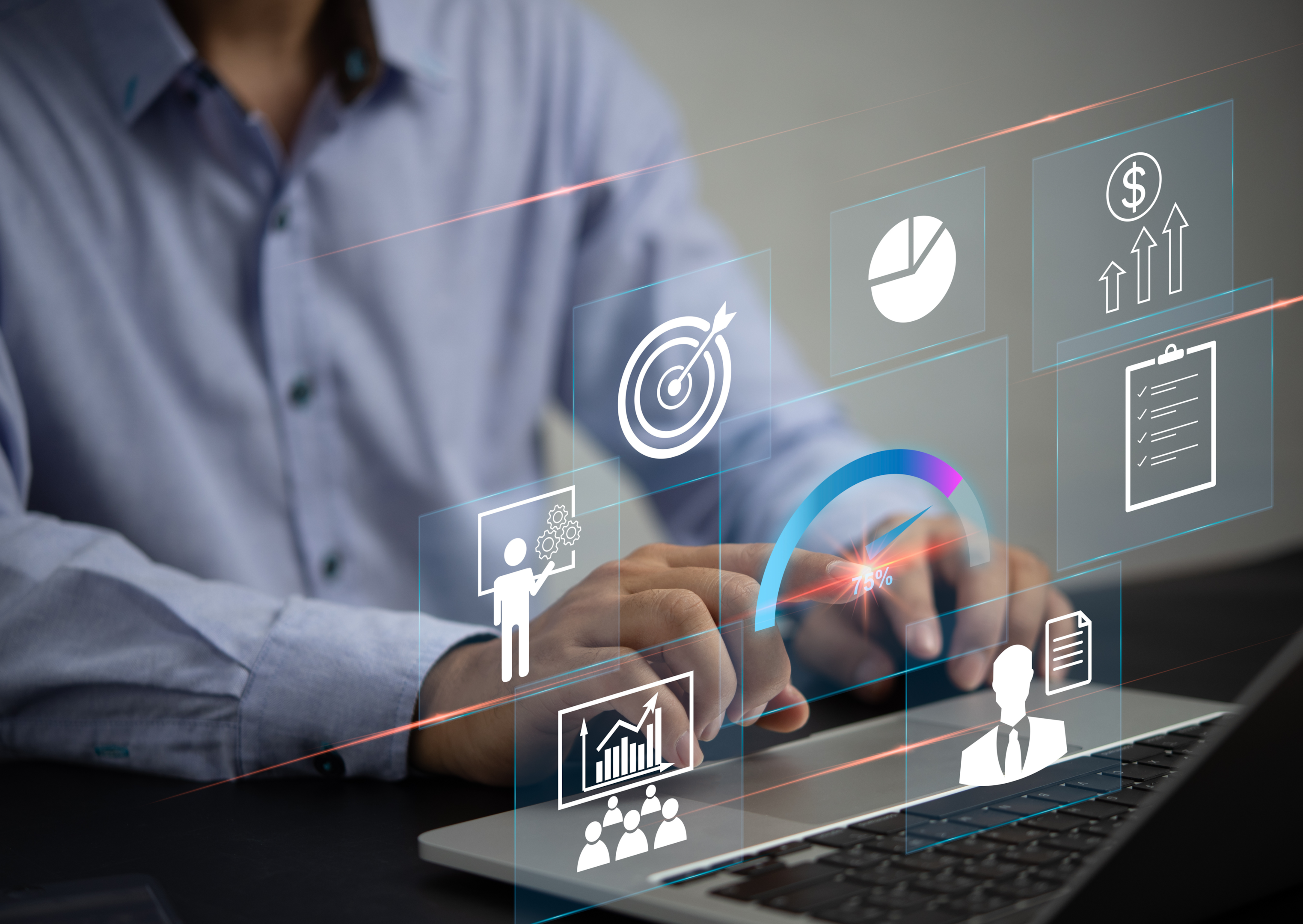 Company metrics on lead generation.
