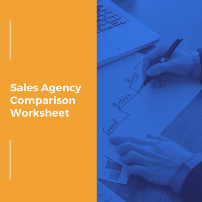 Sales Agency Comparison Worksheet