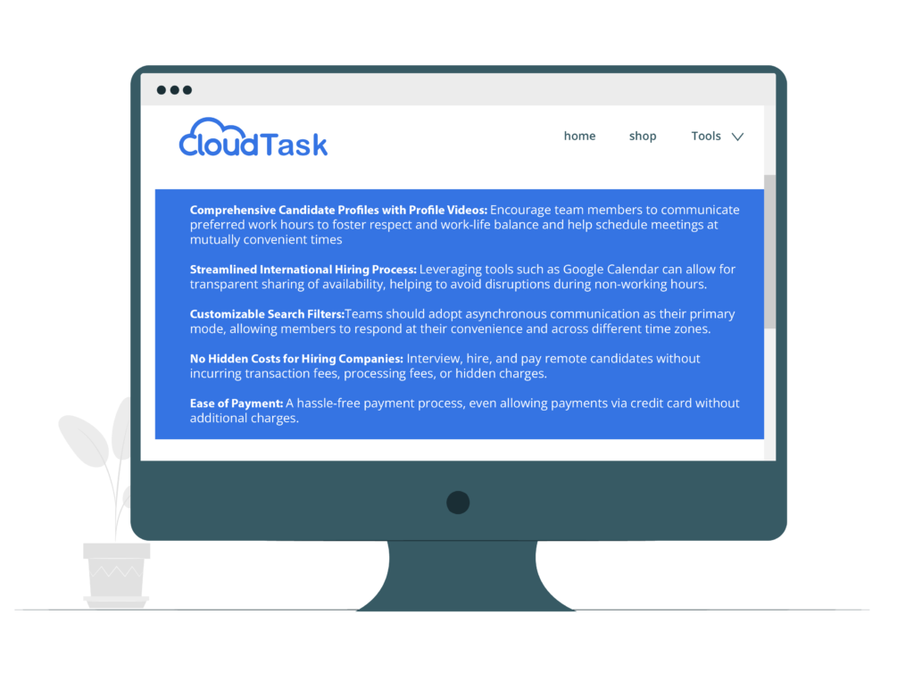 Hire and Pay Remote Candidates through CloudTask Marketplace